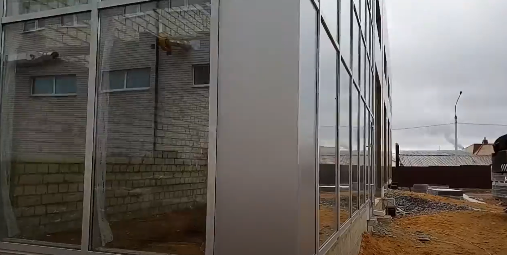Монтаж алюминиевых фасадов